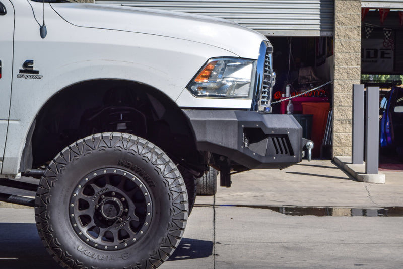 DV8 Offroad Front Bumper for 2010-2018 Ram 2500 – Modular Steel Construction with LED Light Mounts