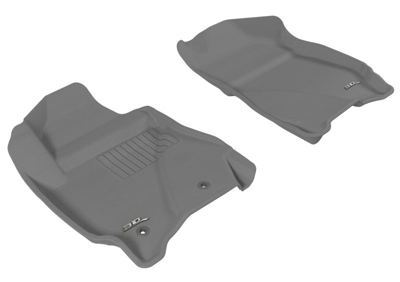 3D MAXpider 2011-2012 Ford/Mazda Escape/Tribute Kagu 1st Row Floormat - Gray-SR1 Performance