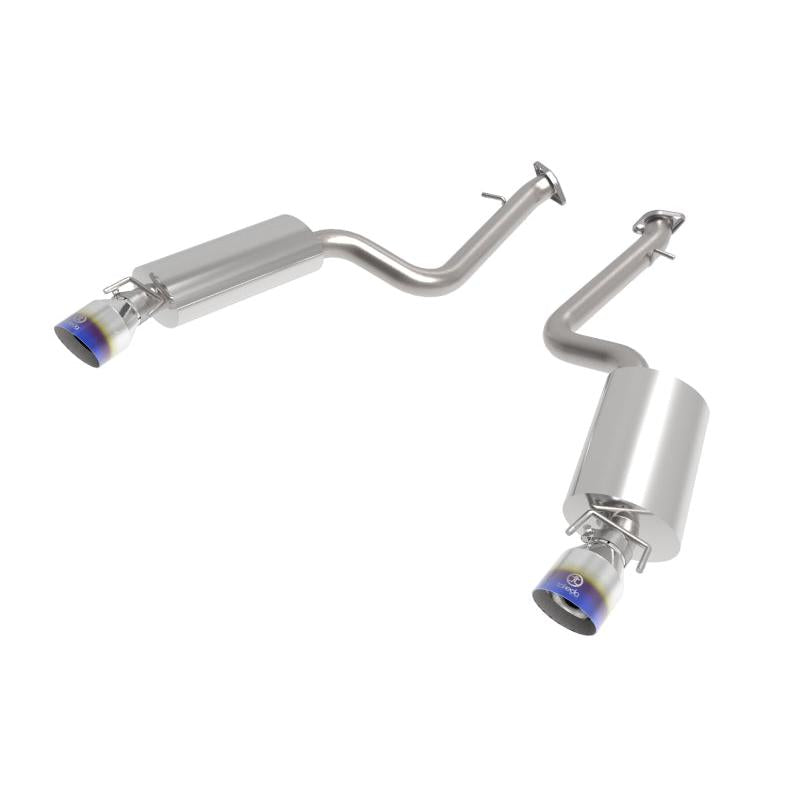 aFe Lexus IS350 14-22 V6-3.5L Takeda Axle-Back Exhaust System- Blue Tip