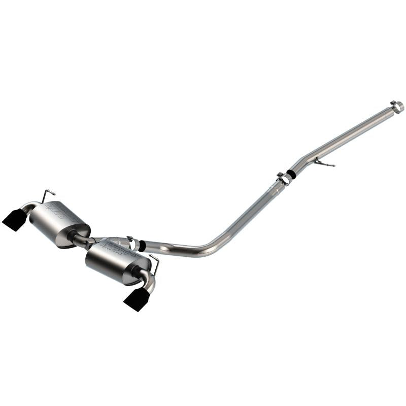 Borla 2021 Ford Bronco Sport 2.0L 2.5in / 2.25in S-Type Cat-Back Exhaust - Ceramic Black Tip