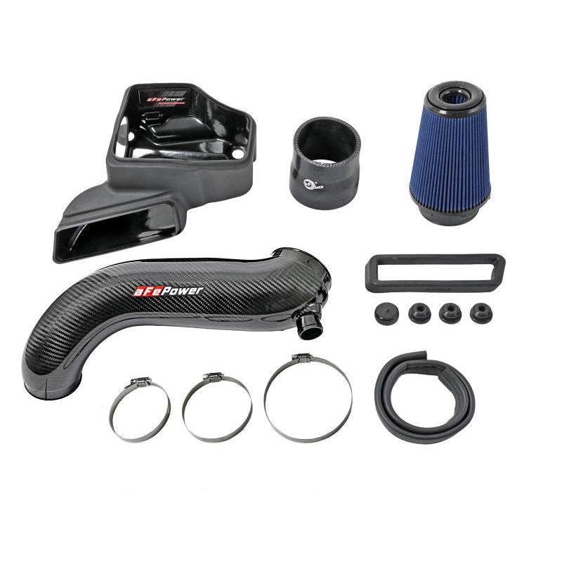 aFe 15-19 VW Golf R (MKVII) L4-2.0L (t) Track Series Carbon Fiber Intake System w/ Pro 5R Filter-SR1 Performance