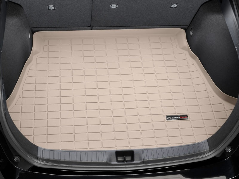 WeatherTech 2016+ Toyota Prius Cargo Liner Tan - Complete Trunk Protection with Raised Lip and Textured Finish