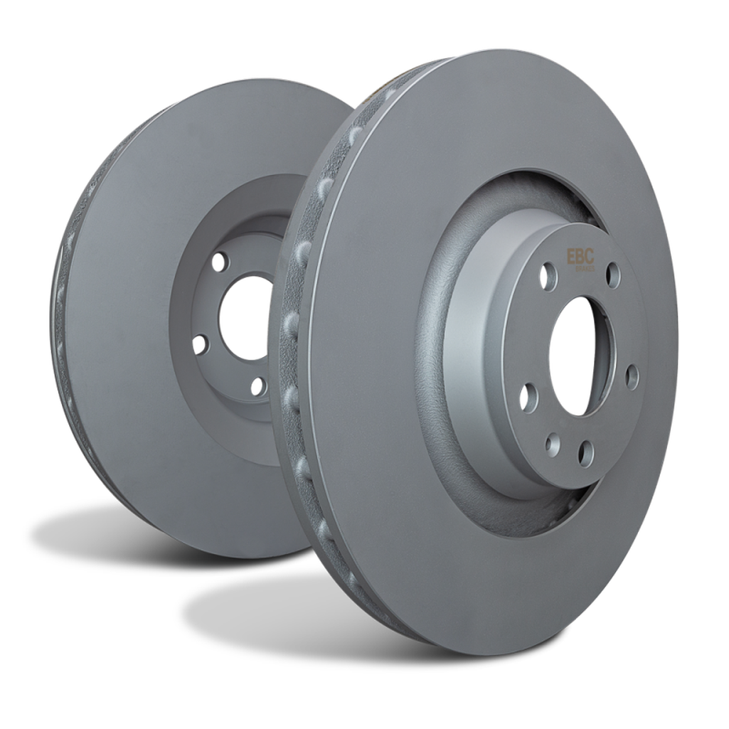 EBC Ultimax Slotted Brake Rotors for Toyota RAV4 Prime 2.5L Hybrid – Front, Part RK7873