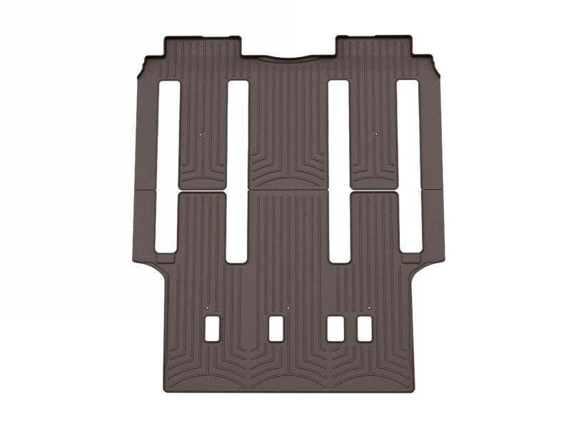 WeatherTech 22-25 Kia Carnival Rear FloorLiner HP Cocoa - Custom Fit, High-Performance All-Weather Protection