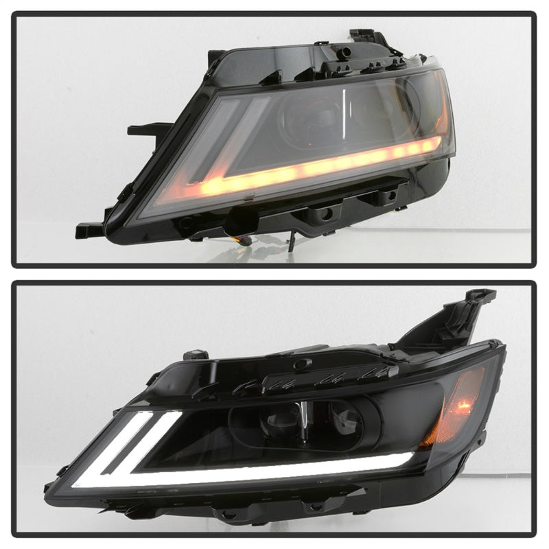 xTune 14-18 Chevy Impala (Excl Limited) DRL Halogen Proj Headlights - Blk Smk (PRO-JH-CIM15-LB-BSM)-SR1 Performance