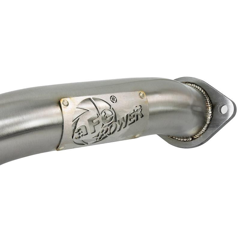 aFe POWER Takeda 2.5in 304 SS Axle-Back Exhaust w/ Blue Flame Tips 17-19 Infiniti Q60 V6-3.0L (tt)-SR1 Performance