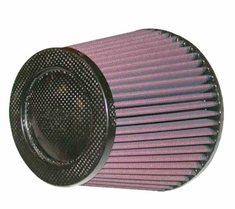 K&N Cone Filter 5in ID 6.5in base 4.5in top 5.625in height carbon fiber look-SR1 Performance