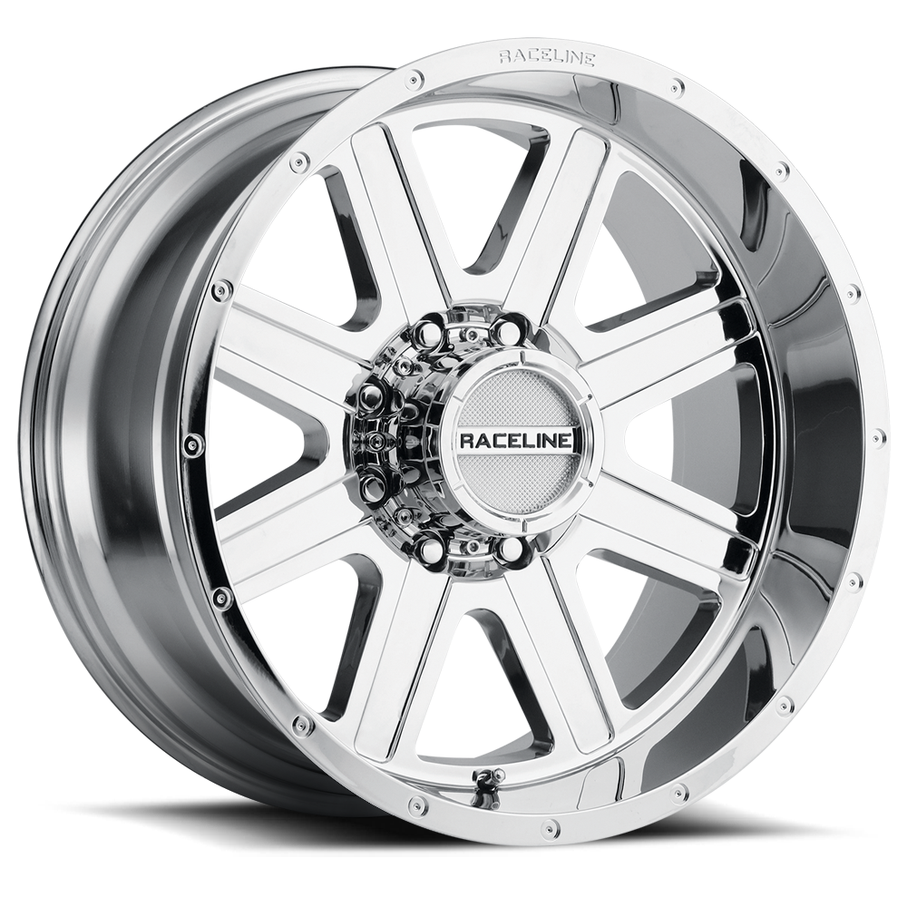 940C Hostage 8-Split Spoke Raceline Wheel - Chrome Aluminum