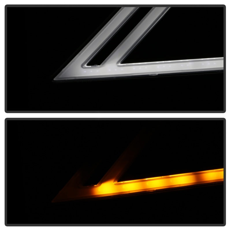 xTune 14-18 Chevy Impala (Excl Limited) DRL Halogen Proj Headlights - Blk Smk (PRO-JH-CIM15-LB-BSM)-SR1 Performance