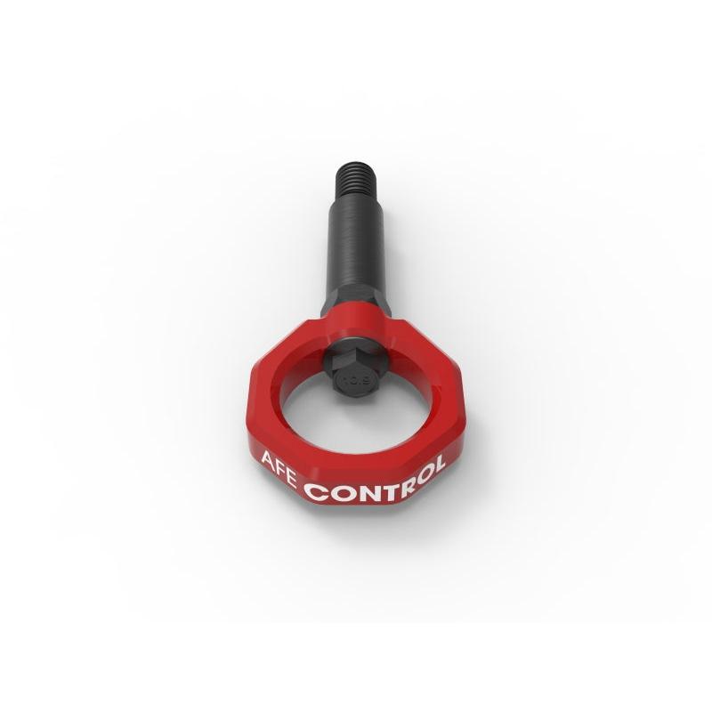 aFe Control Front Tow Hook Red 20-21 Toyota GR Supra (A90)