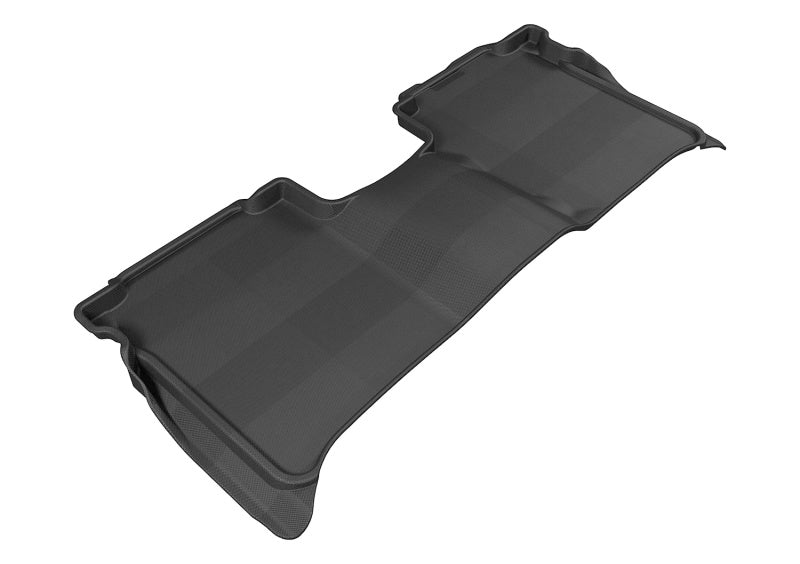 3D MAXpider 2004-2015 Nissan Titan Crew Cab Kagu 2nd Row Floormats - Black-SR1 Performance