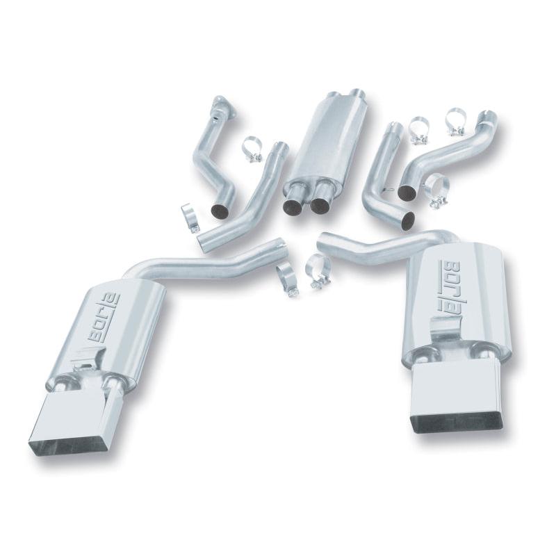 Borla 92-96 Chevrolet Corvette Hatchback/Conv 5.7L 8cyl 4/6 Spd Touring SS Catback Exhaust