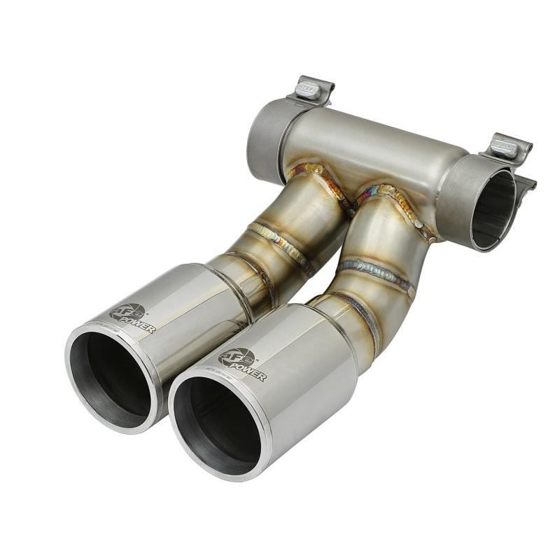 aFe Power 13-14 Porsche Cayman S / Boxster S Polish Exhaust Tip Upgrade-SR1 Performance