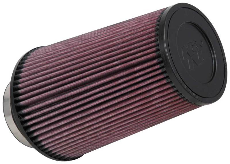 K&N Universal Rubber Filter 3 1/2inch ID FLG / 6inch Base / 4-5/8inch Top / 9inch Height-SR1 Performance