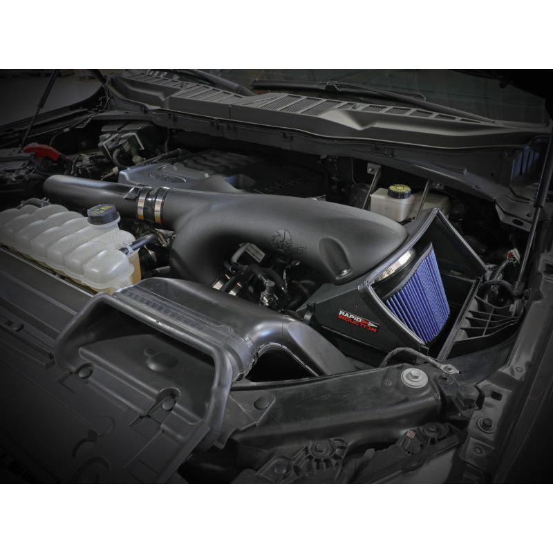 aFe Rapid Induction Cold Air Intake System w/Pro 5R Filter 2021+ Ford F-150 V6-3.5L (tt)-SR1 Performance