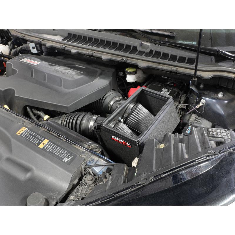 Rapid Induction Cold Air Intake System w/Pro Dry S Filter 19-20 Ford Edge V6 2.7L (tt)-SR1 Performance