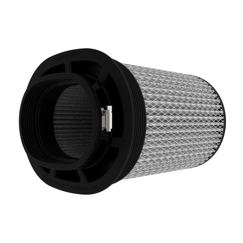 aFe Magnum FLOW Air Filter Pro DRY S (6.5x4.75)in F x (9x7)in B x (9x7) T (Inverted) x 9in H-SR1 Performance