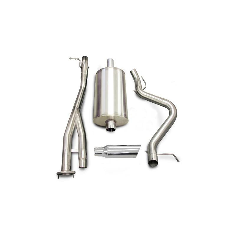 Corsa 2003-2007 -06 Chevrolet Silverado Short Bed SS 6.0L V8 Polished Sport Cat-Back Exhaust