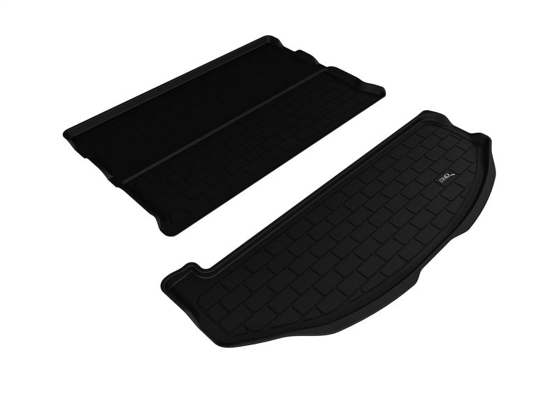 3D MAXpider 13-18 Hyundai Santa Fe 6 & 7 Seats Behind 2nd Row Stowable Kagu Cargo Liner - Black-SR1 Performance