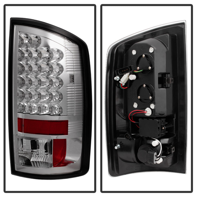 Spyder Dodge Ram 07-08 1500/Ram 07-09 2500/3500 LED Tail Lights Chrome ALT-YD-DRAM06-LED-C-SR1 Performance