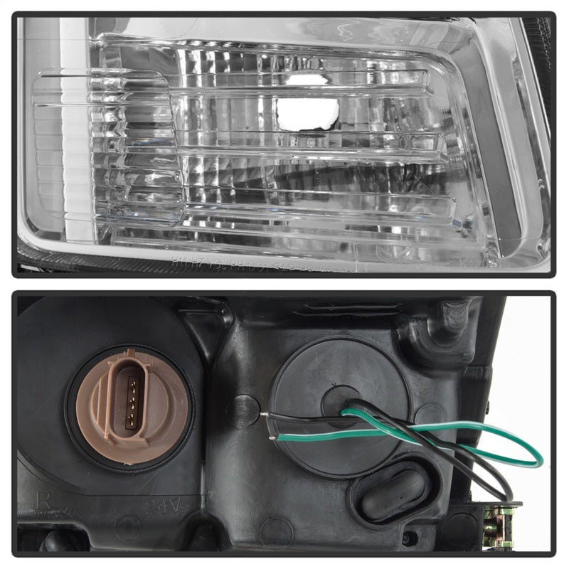xTune 06-09 Ford Fusion Light Bar DRL Projector Headlights - Chrome (PRO-JH-FFU06-LB-C)-SR1 Performance