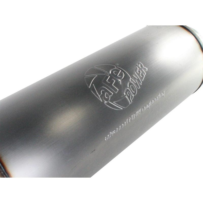 aFe MACHForce XP Exhausts Mufflers SS-409 EXH Muffler 5 ID In/Out 8 Dia-SR1 Performance