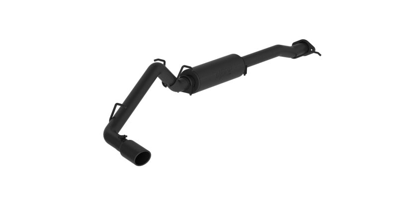 MBRP 2015 Chevy/GMC Colorado/Canyon 2.5L & 3.6L Black Coated 3in C/B Single Side Exit-SR1 Performance