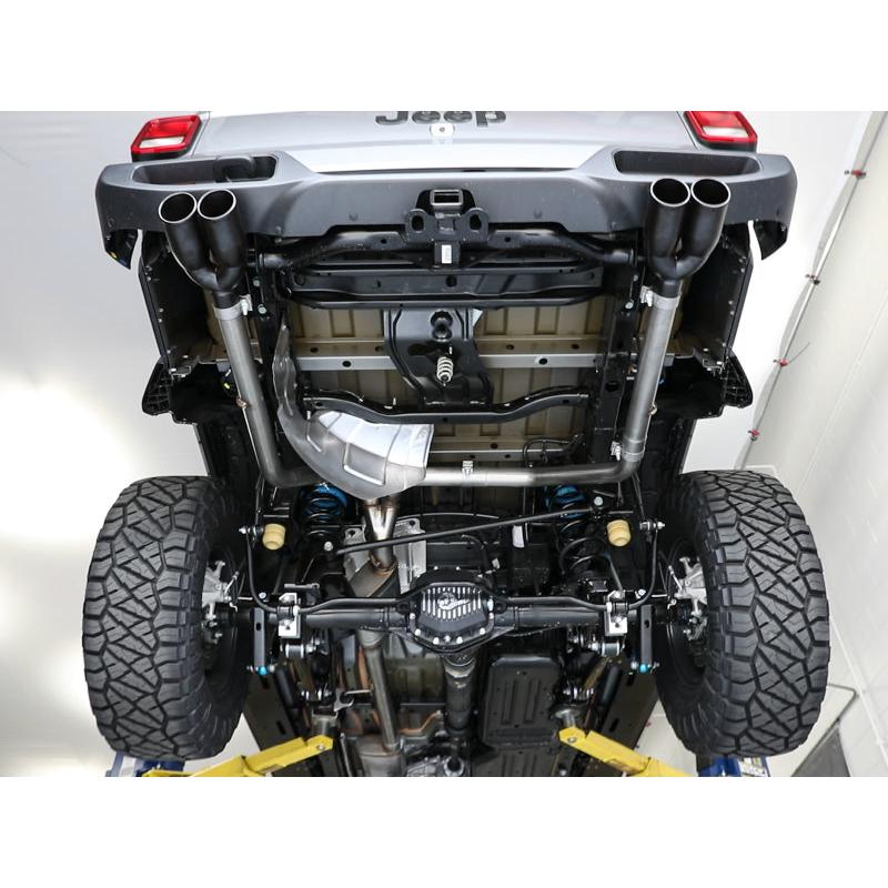 aFe Vulcan Series 3in-2-1/2in 304 SS Cat-Back 2020 Jeep Gladiator (JT) V6-3.6L w/ Polished Tips-SR1 Performance