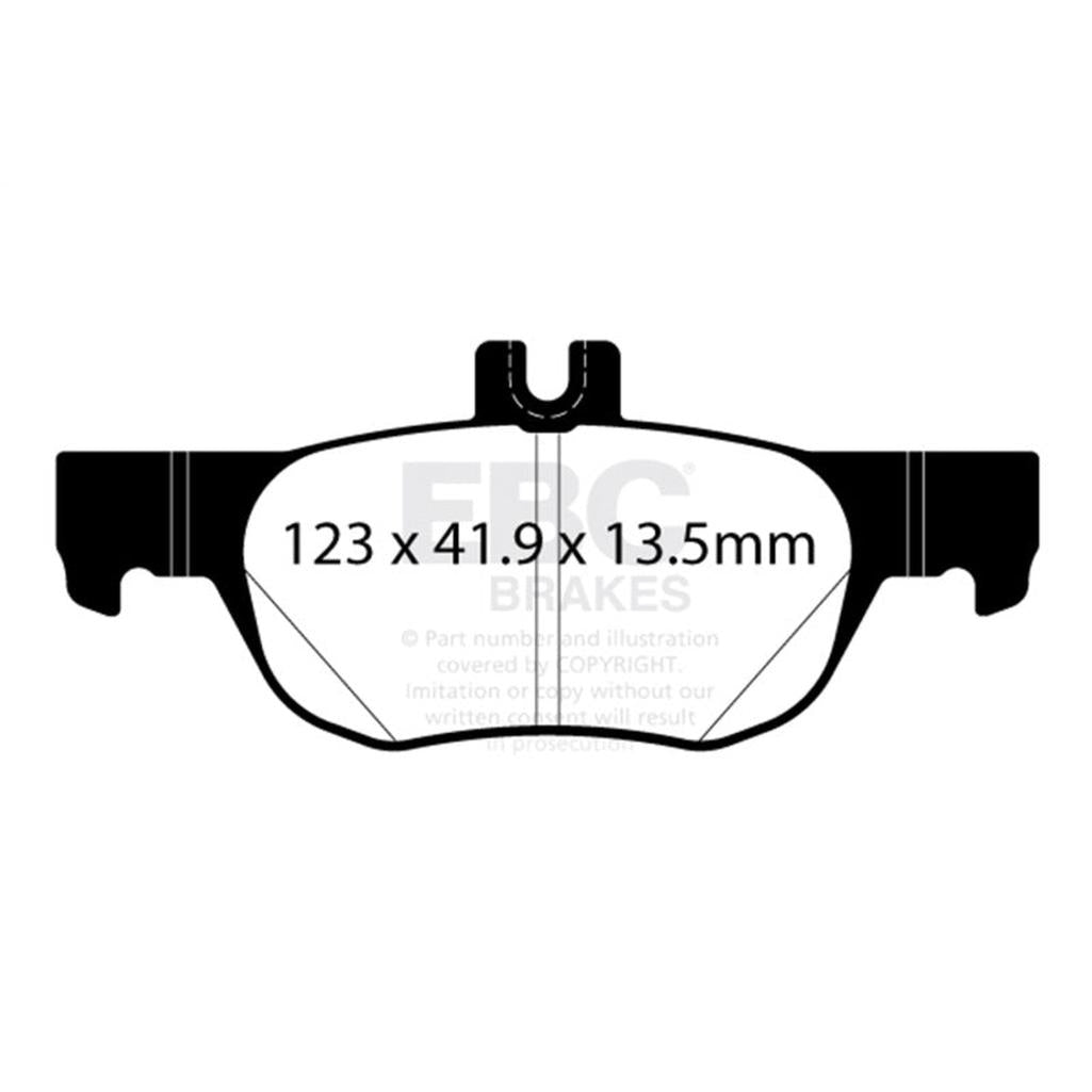 EBC Yellowstuff Rear Brake Pads for Mazda 3 and CX-30 – Part Number DP42413R