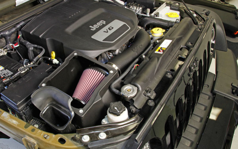 K&N 2012-2016 Jeep Wrangler V6 3.6L Aircharger Performance Intake-SR1 Performance