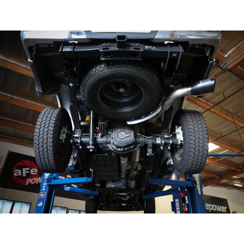 aFe Apollo GT Series 3-1/2in 409 SS Axle-Back Exhaust 17-20 Ford F-250/F-350 w/ Polished Tips-SR1 Performance