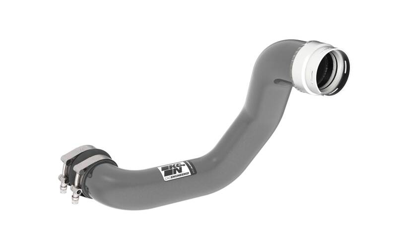 K&N 23-24 GM Colorado/Canyon 2.7L L4 Charge Pipe - Aluminum Tube - Gunmetal Gray-SR1 Performance