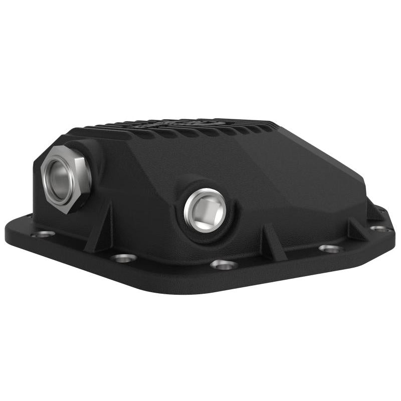 aFe Street Series Rear Differential Cover Black w/Machined Fins 20+ Jeep Gladiator JT (Dana M220)