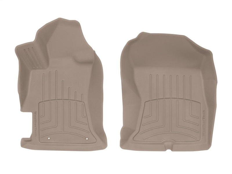 WeatherTech FloorLiner HP Front Floor Mat for Subaru Impreza and Crosstrek – Tan, Part #4511071IM