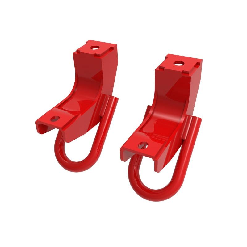 aFe Front Tow Hook Red 2022 Toyota Tundra 3.5L V6