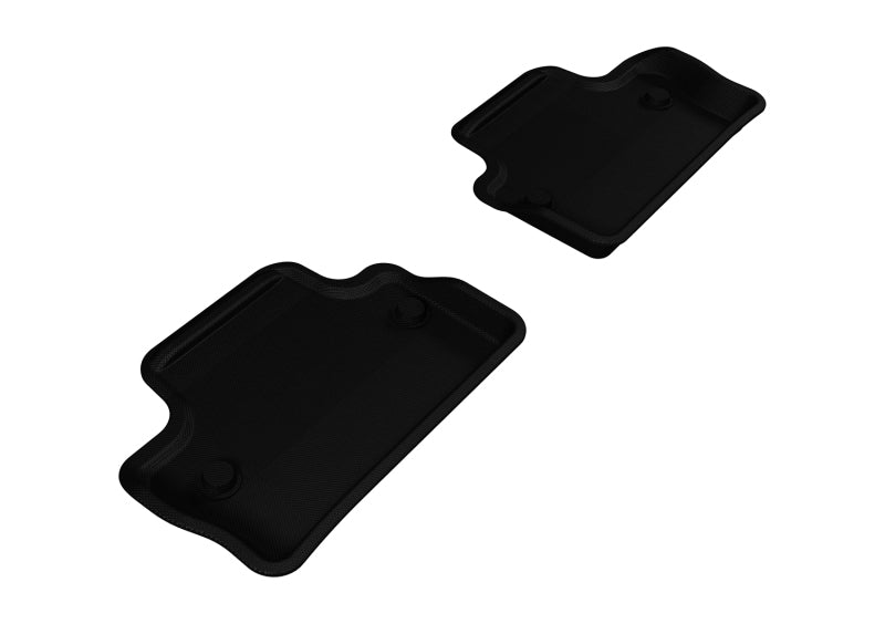 3D MAXpider 2011-2018 Volvo S60/V60 Kagu 2nd Row Floormats - Black-SR1 Performance