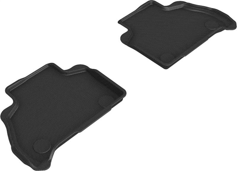 3D MAXpider 19-22 BMW X7 (G07) Kagu 2nd Row Floormats - Black-SR1 Performance
