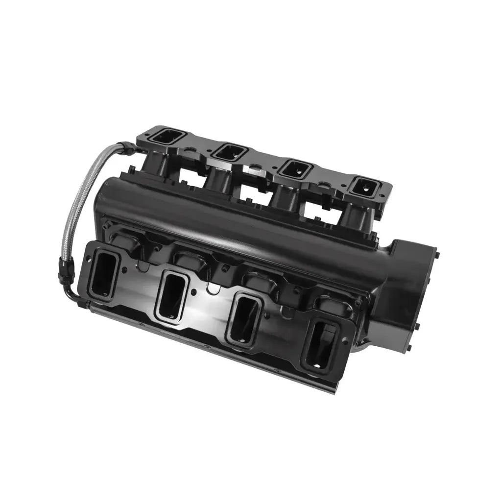 anodized finish manifold built high-output street cars drag racing