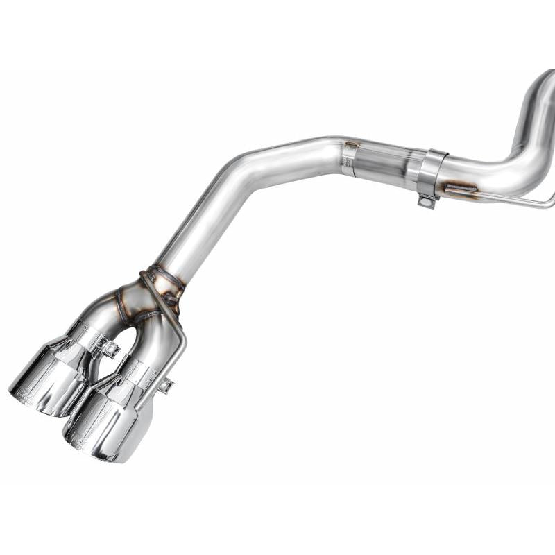 AWE 2024 Ford Mustang GT Fastback S650 RWD Track Edition Catback Exhaust w/ Quad Chrome Silver Tips