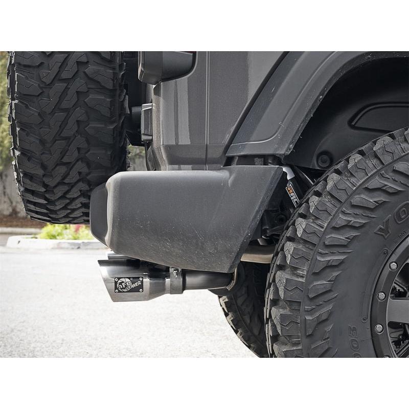 Rebel Series 2.5in 304 SS Cat-Back Exhaust w/ Polished Tips 2018+ Jeep Wrangler (JL) V6 3.6L