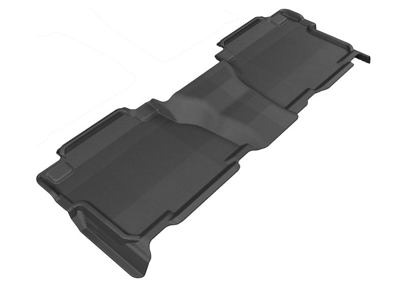 3D MAXpider 2007-2013 Toyota Tundra Crewmax Kagu 2nd Row Floormats - Black-SR1 Performance
