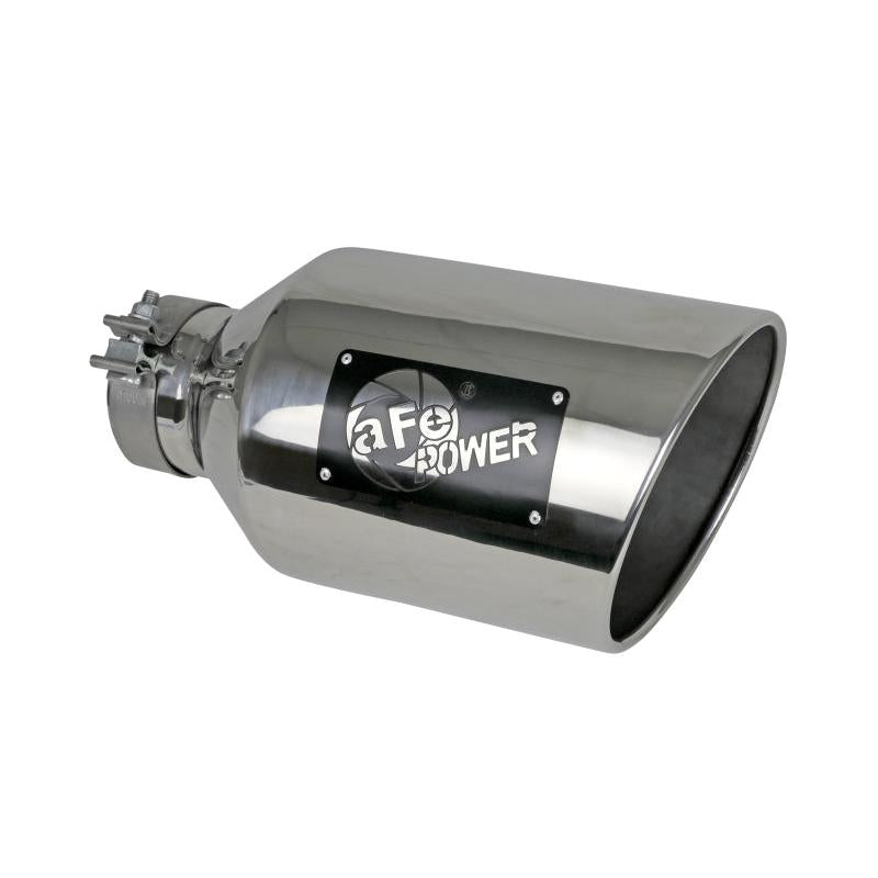 aFe Power MACH Force-Xp 304 Stainless Steel Clamp-on Exhaust Tip - Polished