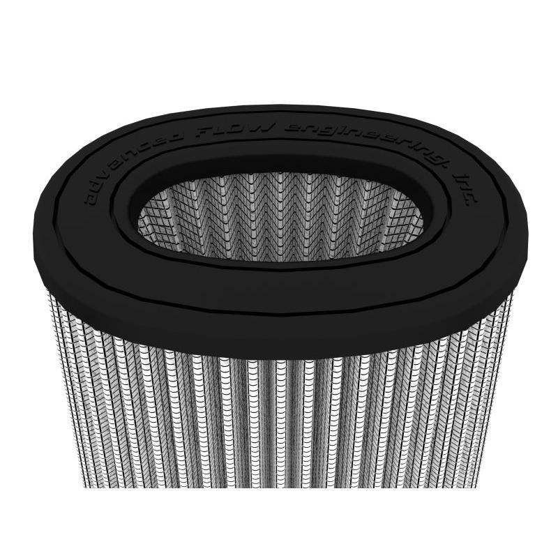 aFe MagnumFLOW Air Filter PDS (5-1/4x3-3/4)F x (7-3/8x5-7/8)B x (4-1/2x4)T (Inverted) x 8-3/4in H-SR1 Performance