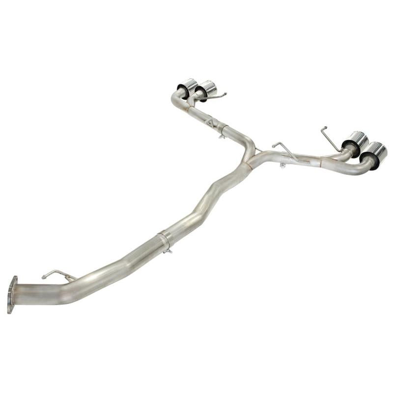 aFe Takeda 3in SS Exhaust Cat-Back 09-14 Nissan GTR V6 3.8L Polished Tips-SR1 Performance
