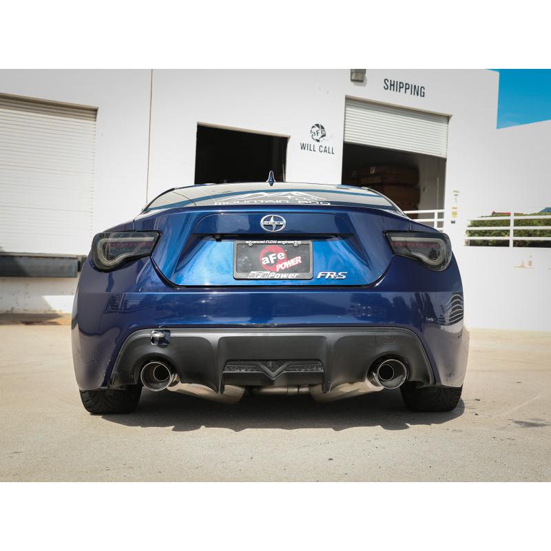 aFe Takeda 17-20 BRZ/FRS/86 2.5in 304 Stainless Steel Cat-Back Exhaust-SR1 Performance