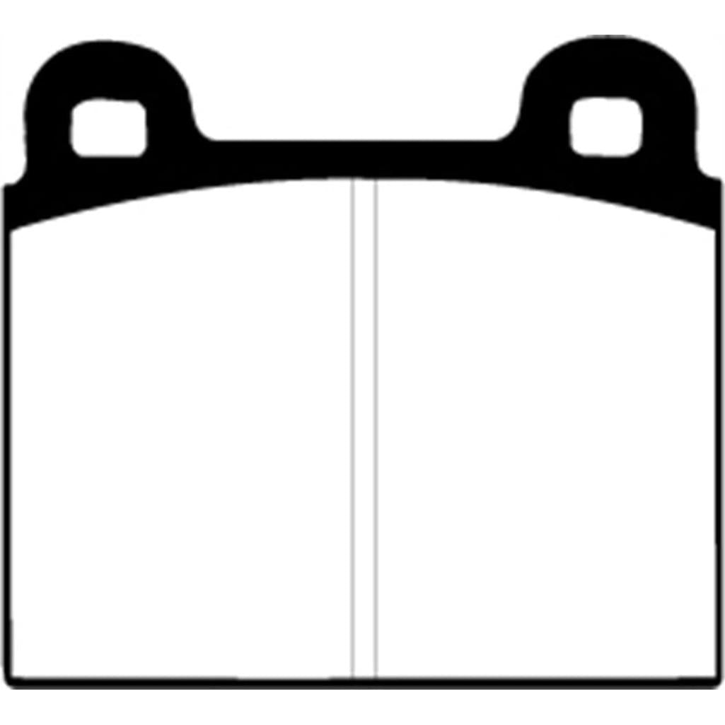 EBC Redstuff Ceramic Low Dust Front Brake Pads for Porsche 911 | Part No. DP3103C