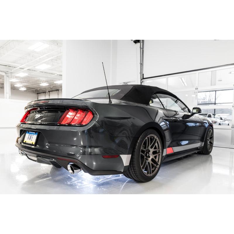 AWE Tuning S550 Mustang EcoBoost Axle-back Exhaust - Touring Edition (Chrome Silver Tips)