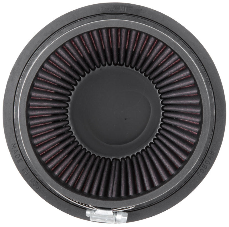 K&N Filter Universal Rubber Filter 5in Flange 6.5in Base 4.5in Top 5.5in Height-SR1 Performance