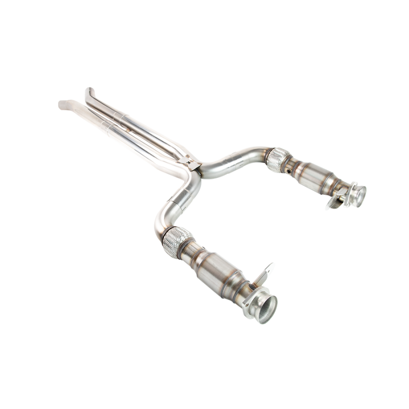 Kooks 2015+ Ford Mustang GT350 5.2L 3in x 2-3/4in Cat SS X-Pipe Kooks HDR Req-SR1 Performance