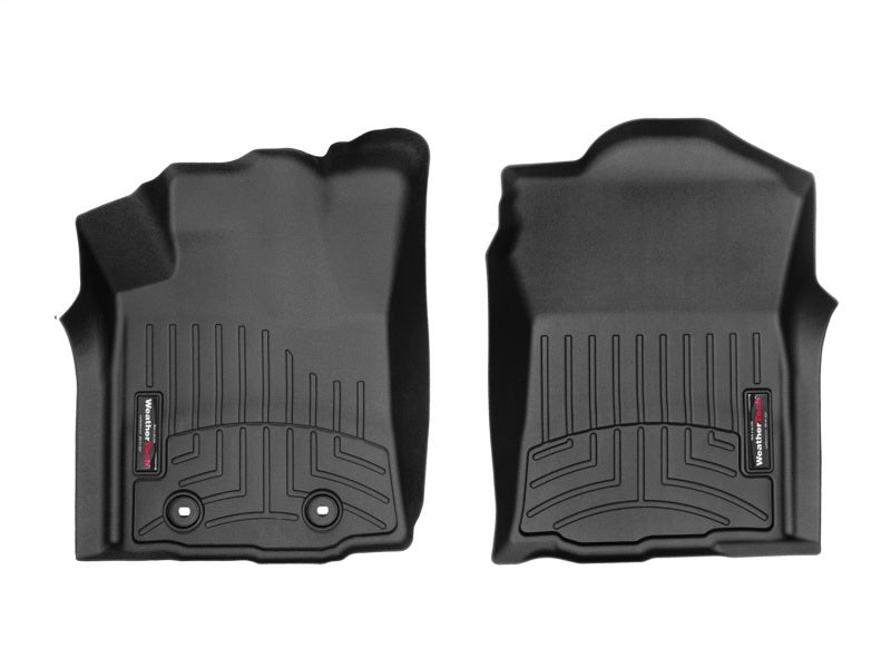 WeatherTech FloorLiner DigitalFit for Toyota Tacoma Double & Access Cab - Front, Black, Part #448721